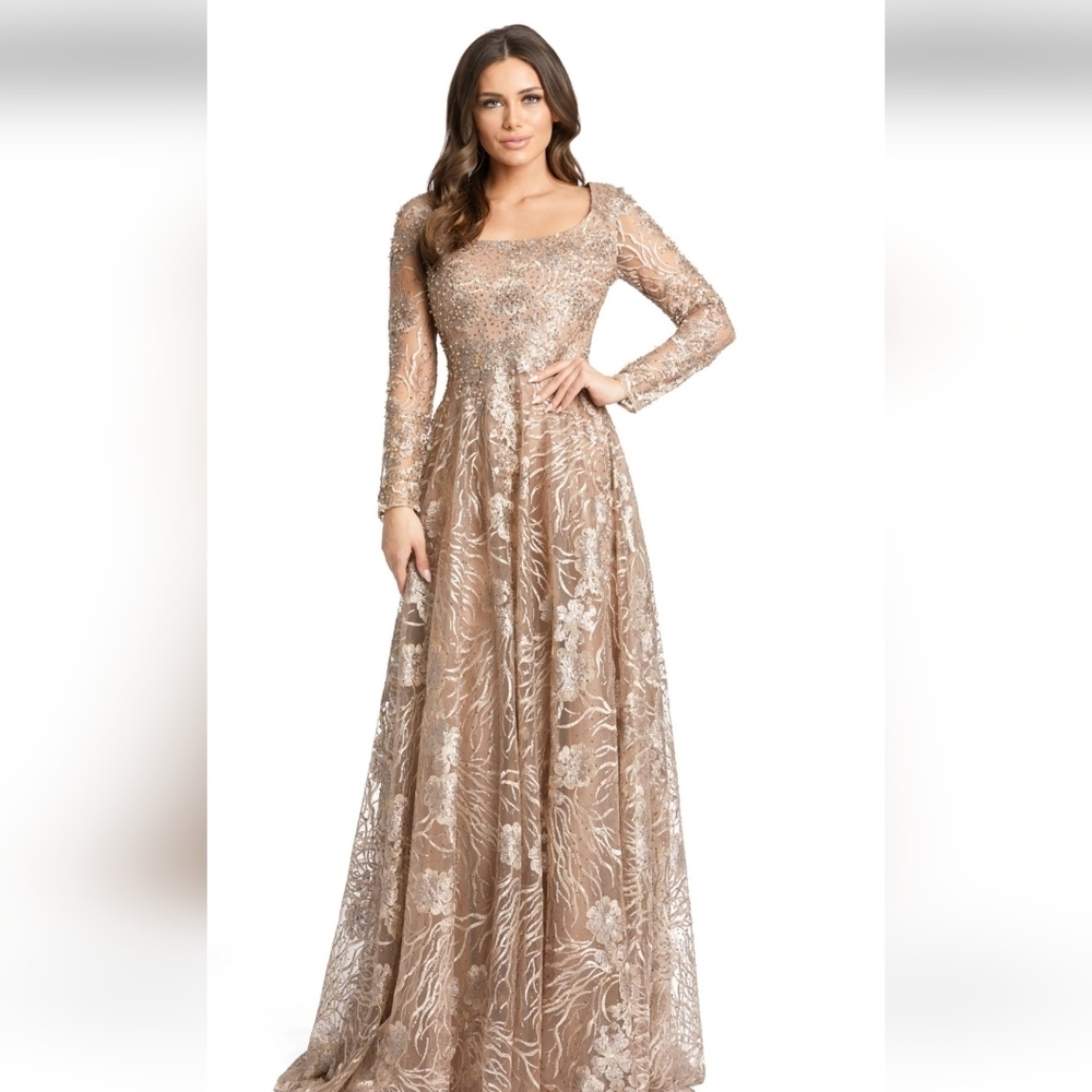 Mac Duggal 20285D Elegant Sequin Embellished Fabric 12